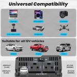 1000W Pure Sine Wave Power Inverter with USB Ports