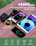 GOODaaa 45800mAh Solar Power Bank with Fast Charging