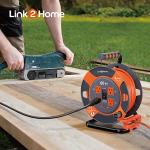 Link 2 Home 60ft Heavy Duty Cord Reel