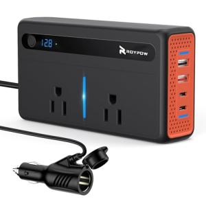 RoyPow 300W Car Power Inverter with USB Ports