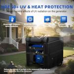 BOANEN Waterproof Generator Cover with Windproof Strap