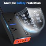 RoyPow 300W Car Power Inverter with USB Ports