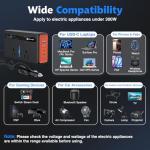 RoyPow 300W Car Power Inverter with USB Ports