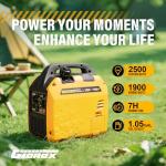 Gidrox 2500W Quiet Portable Inverter Generator