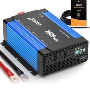Ampeak 2000W Power Inverter for RV and Home