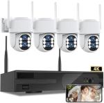 Dual Lens WiFi6 Outdoor Security Camera System
