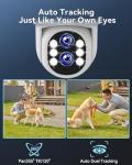 Dual Lens WiFi6 Outdoor Security Camera System
