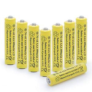 QBLPOWER 600mAh NiCd AAA Rechargeable Batteries - 8 Pack
