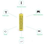 QBLPOWER 600mAh NiCd AAA Rechargeable Batteries - 8 Pack