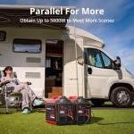 Amerisun 3800W Portable Inverter Generator - Super Quiet