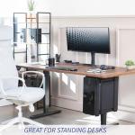 VIVO Adjustable Under-Desk PC Holder, Black