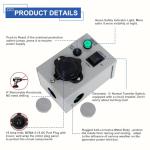 OPL5 15A Manual Generator Transfer Switch, Weatherproof