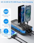 Kepswin 49800mAh Solar Power Bank with Cables
