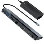 USB C Docking Station for Dual 4K Monitors