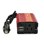150W Car Inverter with Dual USB Charger