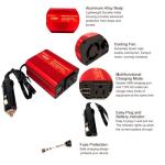 150W Car Inverter with Dual USB Charger