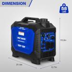 BILT HARD 4500W Dual Fuel Generator with CO Sensor