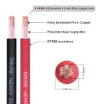 Shirbly 6 Gauge Battery Cable Set, 20FT