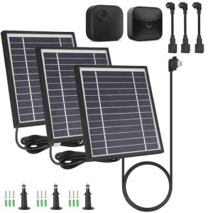 iTODOS Solar Panels for Blink Outdoor Cameras - 3 Pack