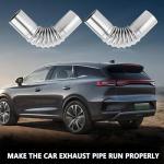 2PCS Stainless Steel Diesel Heater Exhaust Pipes