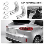 2PCS Stainless Steel Diesel Heater Exhaust Pipes