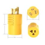 30 Amp to 20 Amp RV Generator Adapter Plug