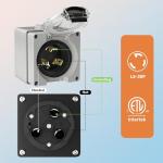 30 Amp Outdoor Generator Power Inlet Box