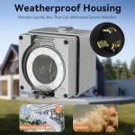 30 Amp Outdoor Generator Power Inlet Box