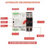 100A Dual Power Transfer Switch with Metal Box