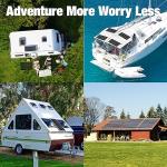 SOLPERK 2PCS Solar Panels 100 Watt 12 Volt, High-Efficiency Monocrystalline Solar Panel for Home, RV, Camping, Marine, Rooftop, Off-Grid Applications, 2-Pack 100W, SK-M200W