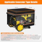 Heavy Duty Waterproof Generator Cover with Zipper
