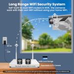 XmartO Solar Wireless Security Camera System