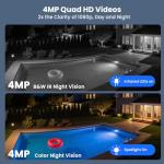 XmartO Solar Wireless Security Camera System