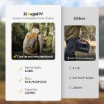 BougeRV 240Wh Portable Power Station for Travel
