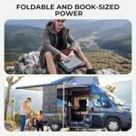 300W Portable Solar Generator with Foldable 60W Panel