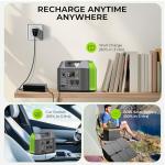 300W Portable Solar Generator with Foldable 60W Panel