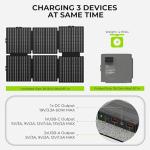 300W Portable Solar Generator with Foldable 60W Panel