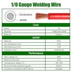 Kimbluth 1/0 AWG Battery Cable 6FT Set