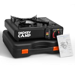 Dual Fuel Portable Camping Stove with Case