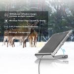 POWOXI 12V Solar Panel Charger for Deer Feeders