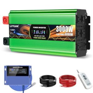 LVYUAN 3000W Pure Sine Wave Inverter with USB Ports