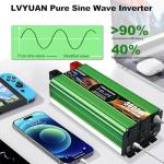LVYUAN 3000W Pure Sine Wave Inverter with USB Ports