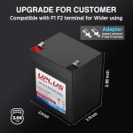 UPLUS 12V 5Ah AGM Battery for Garage Openers