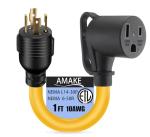 AMAKE 30A Generator Adapter Cord for RVs