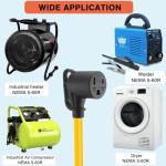 AMAKE 30A Generator Adapter Cord for RVs