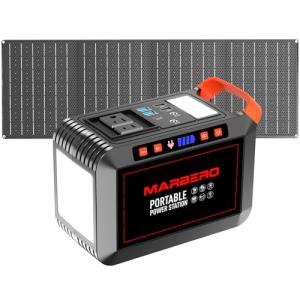 MARBERO 148Wh Solar Generator with 40W Solar Panel