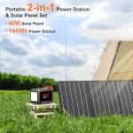 MARBERO 148Wh Solar Generator with 40W Solar Panel