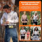 Runtasty Hydration Belt with 2 BPA-Free Bottles