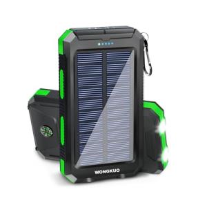 WONGKUO Green Solar Power Bank Charger