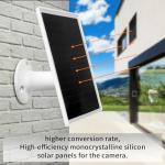 6W Solar Panel Charger with USB Ports, Waterproof